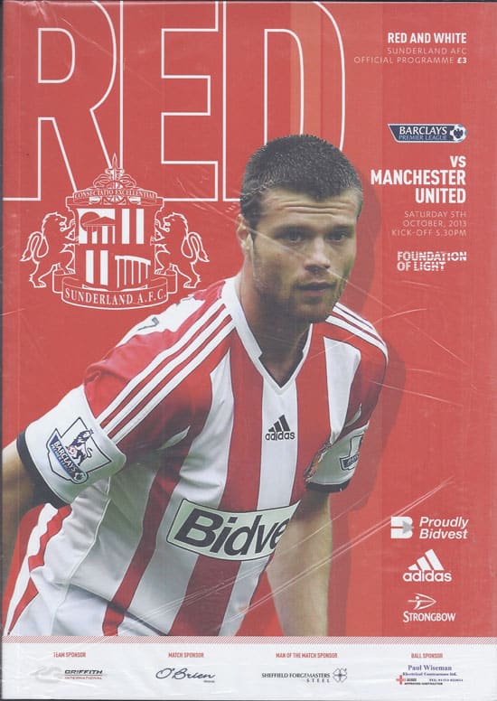 Sunderland FC v Manchester United FC